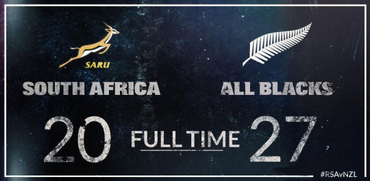 Boks All Blacks Result TRC 2015